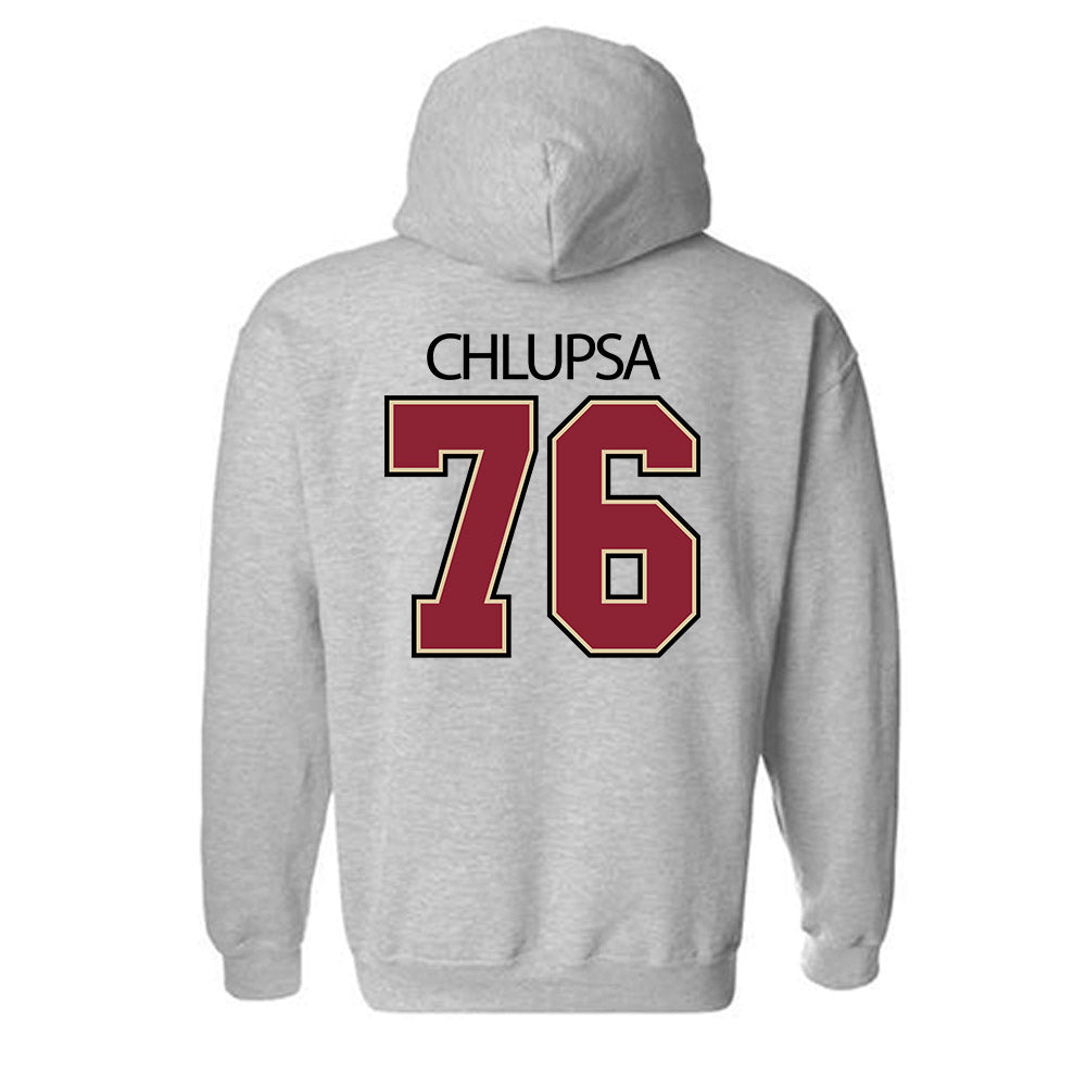 Boston College - NCAA Football : Tanner Chlupsa - Classic Shersey Hooded Sweatshirt