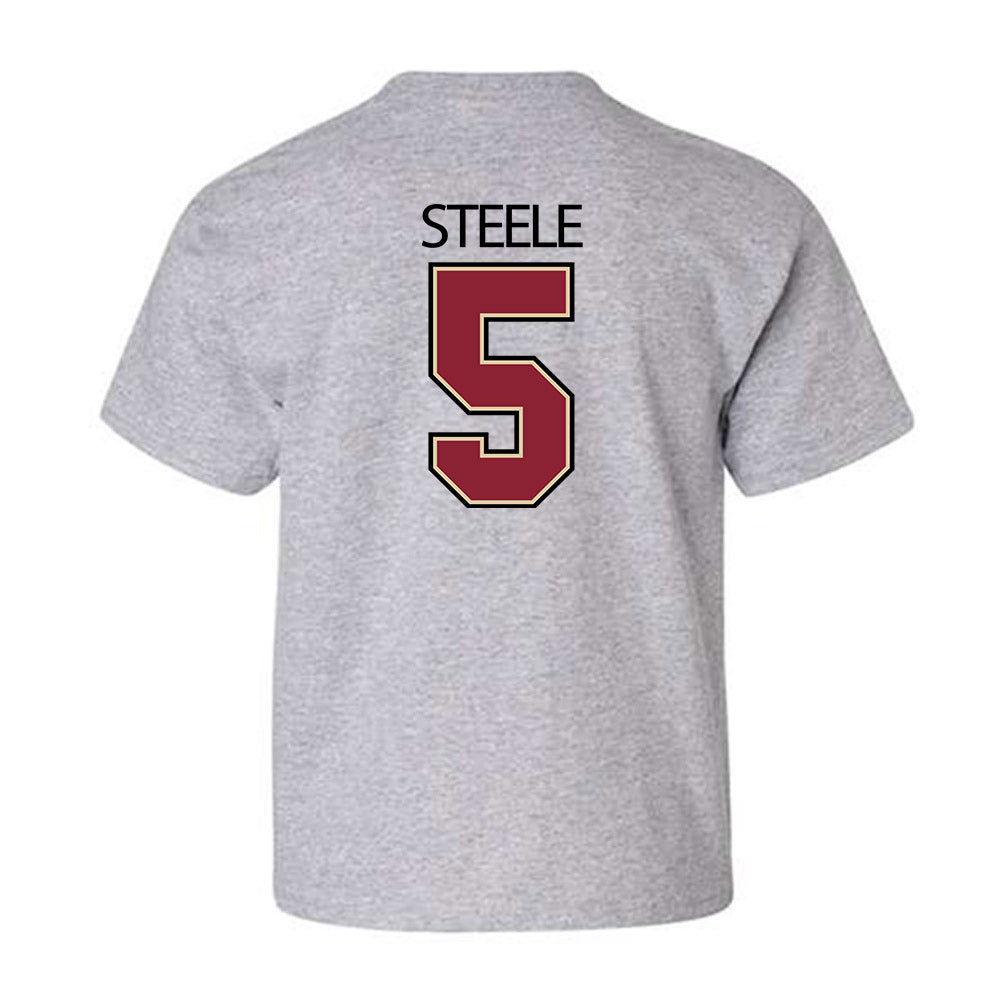 Boston College - NCAA Football : Bryce Steele - Classic Shersey Youth T-Shirt-1