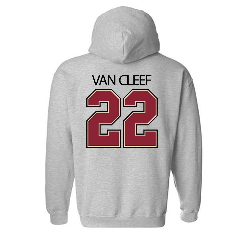 Boston College - NCAA Softball : Emily Van Cleef - Classic Shersey Hooded Sweatshirt-1