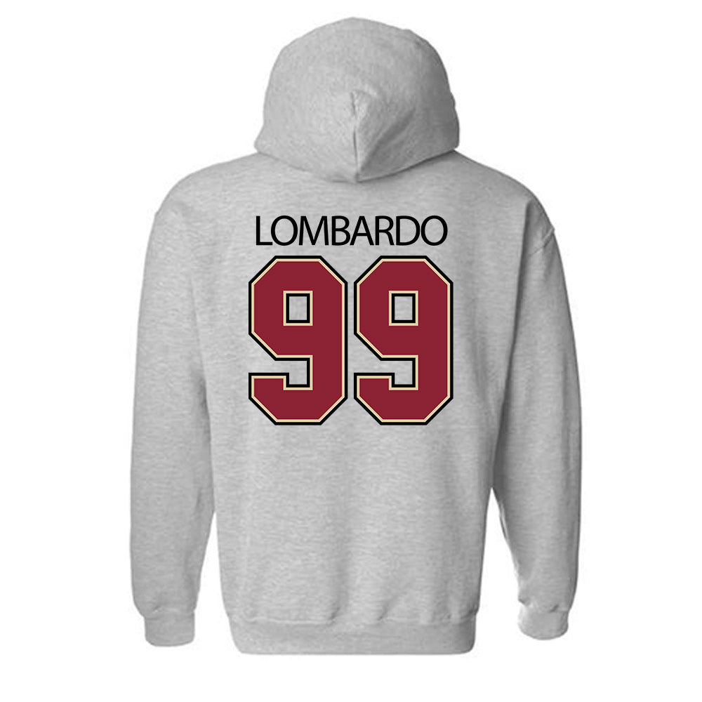 Boston College - NCAA Football : Luca Lombardo - Classic Shersey Hooded Sweatshirt-3