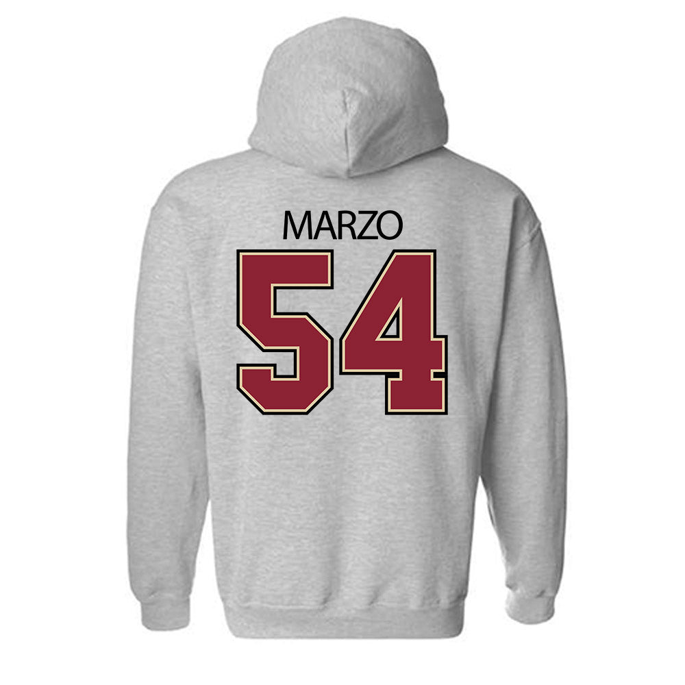 Boston College - NCAA Baseball : Ethan Marzo - Classic Shersey Hooded Sweatshirt-2