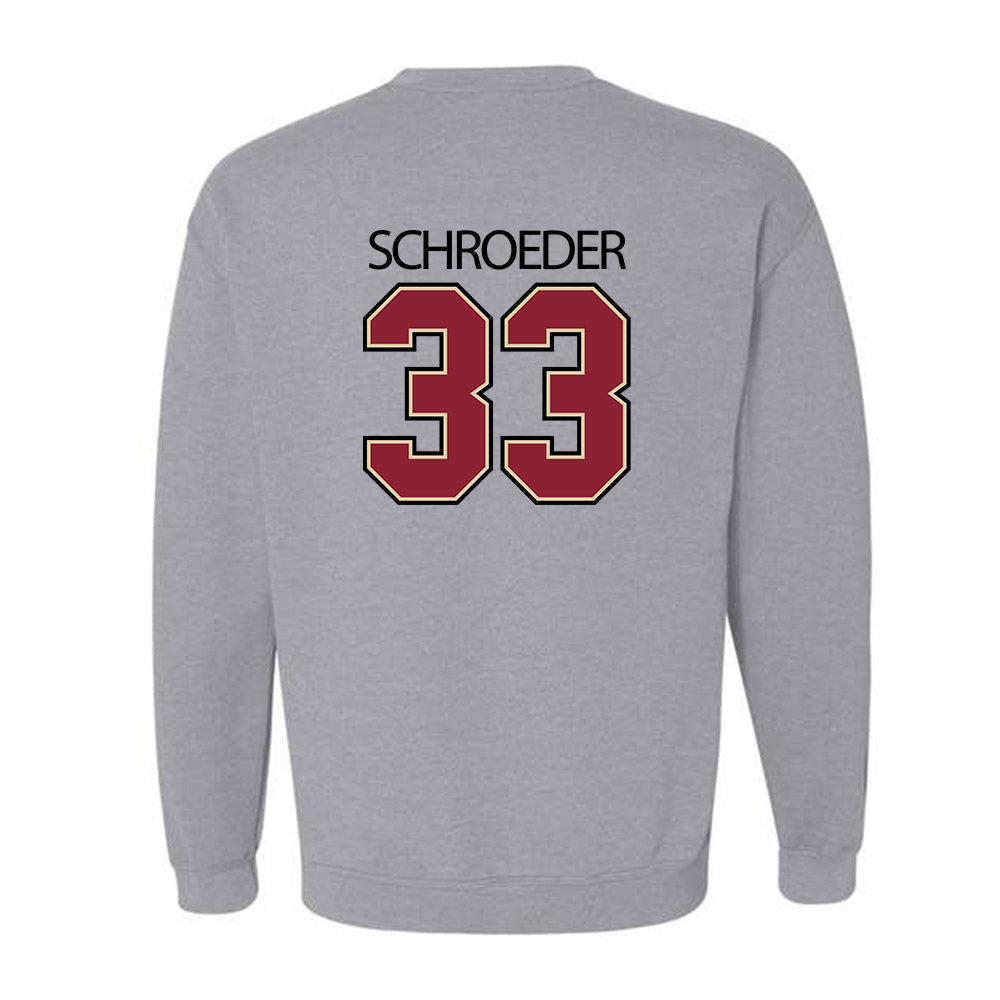 Boston College - NCAA Baseball : Eric Schroeder - Classic Shersey Crewneck Sweatshirt