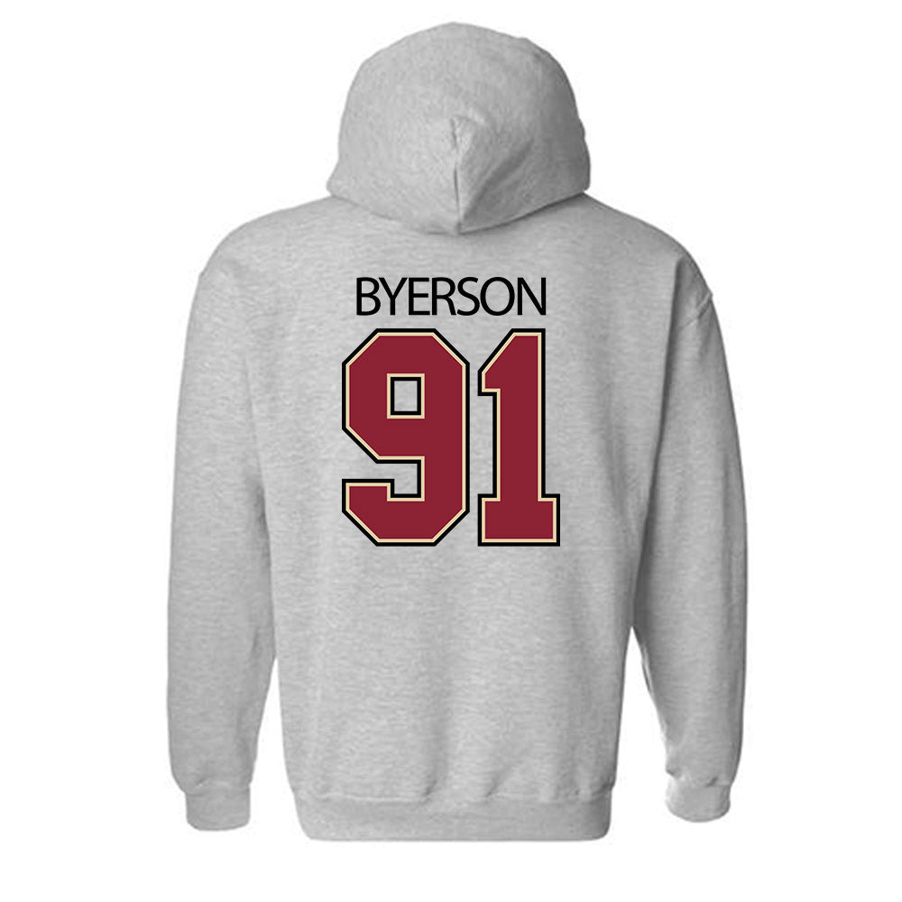 Boston College - NCAA Football : Makai Byerson - Classic Shersey Hooded Sweatshirt-2