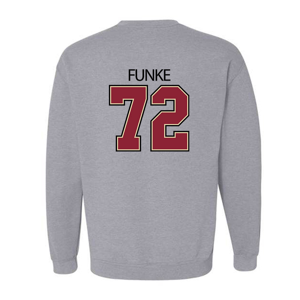 Boston College - NCAA Football : Jack Funke - Classic Shersey Crewneck Sweatshirt