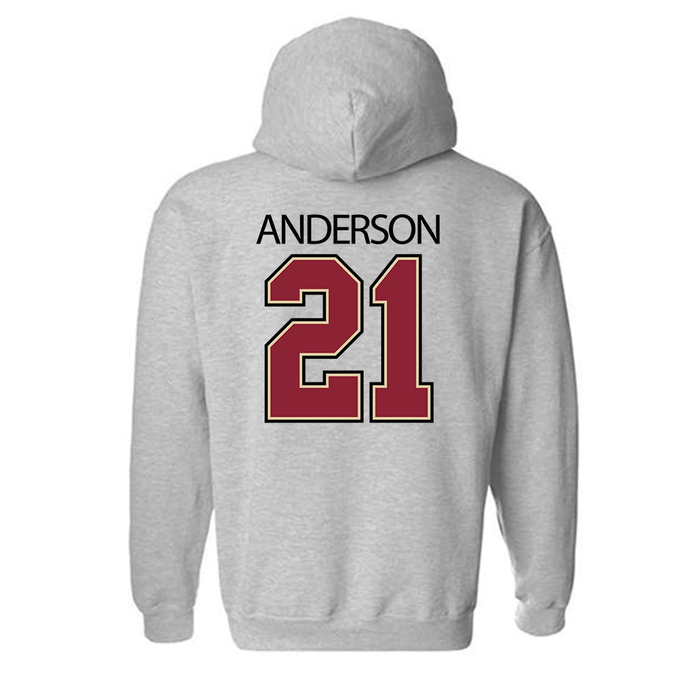 Boston College - NCAA Women's Basketball : Amirah Anderson - Classic Shersey Hooded Sweatshirt-2