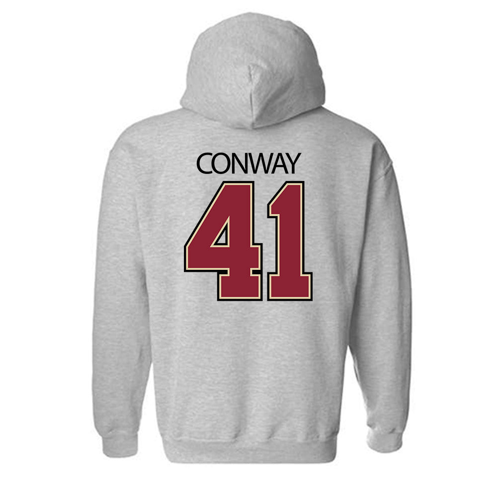 Boston College - NCAA Football : Liam Conway - Classic Shersey Hooded Sweatshirt