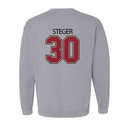 Boston College - NCAA Men's Basketball : Caleb Steger - Classic Shersey Crewneck Sweatshirt-1