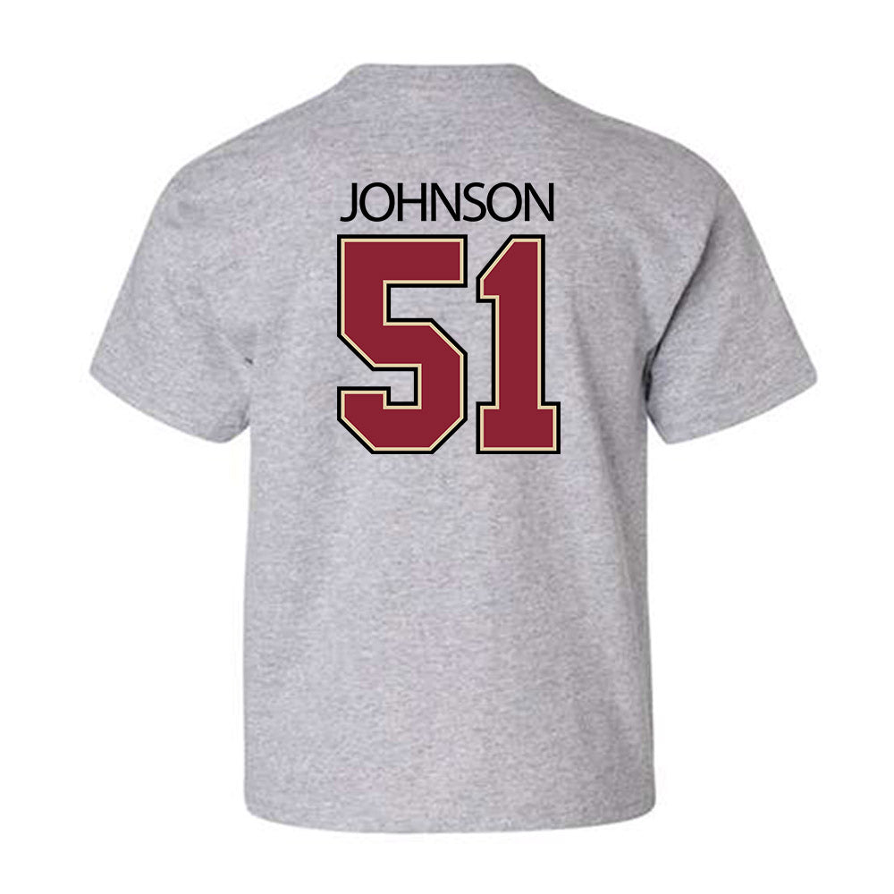 Boston College - NCAA Football : Amir Johnson - Classic Shersey Youth T-Shirt-1
