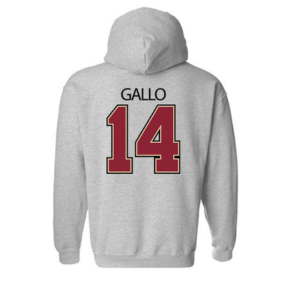 Boston College - NCAA Baseball : Luke Gallo - Classic Shersey Hooded Sweatshirt-3