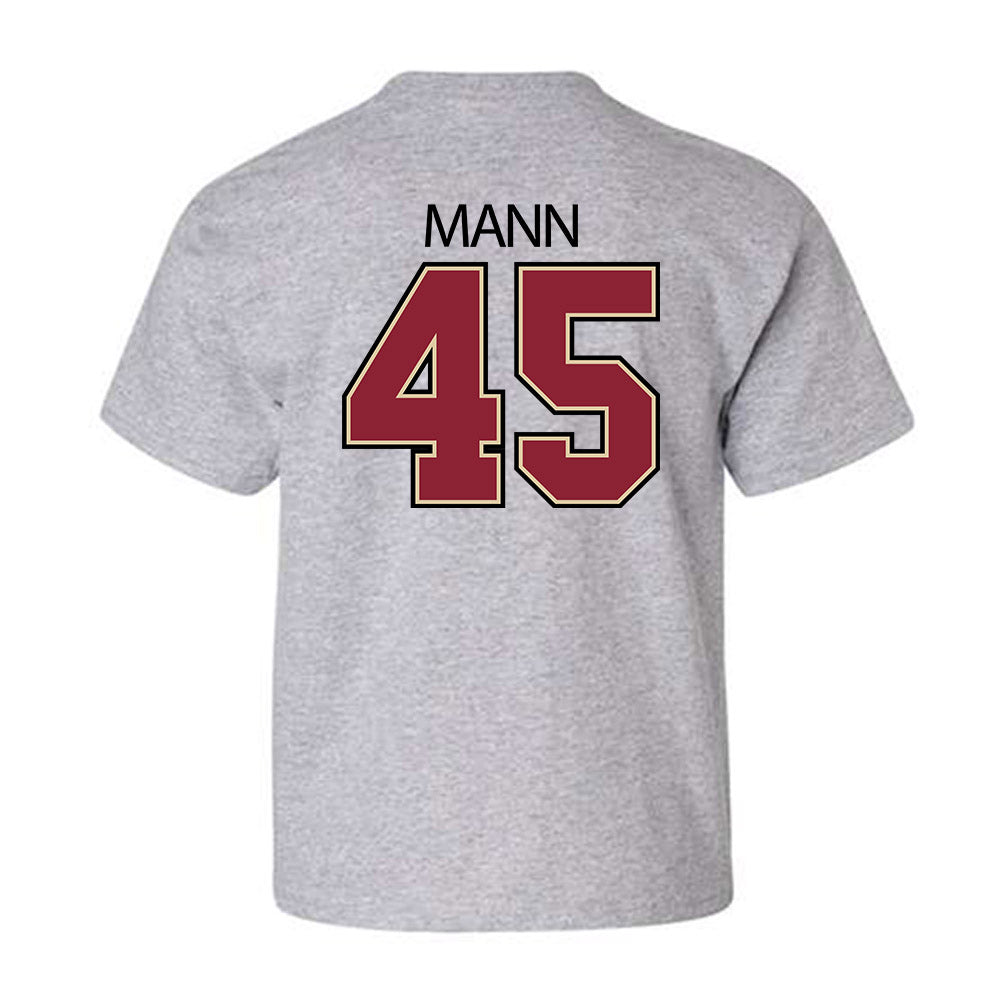 Boston College - NCAA Football : Ben Mann - Classic Shersey Youth T-Shirt-1