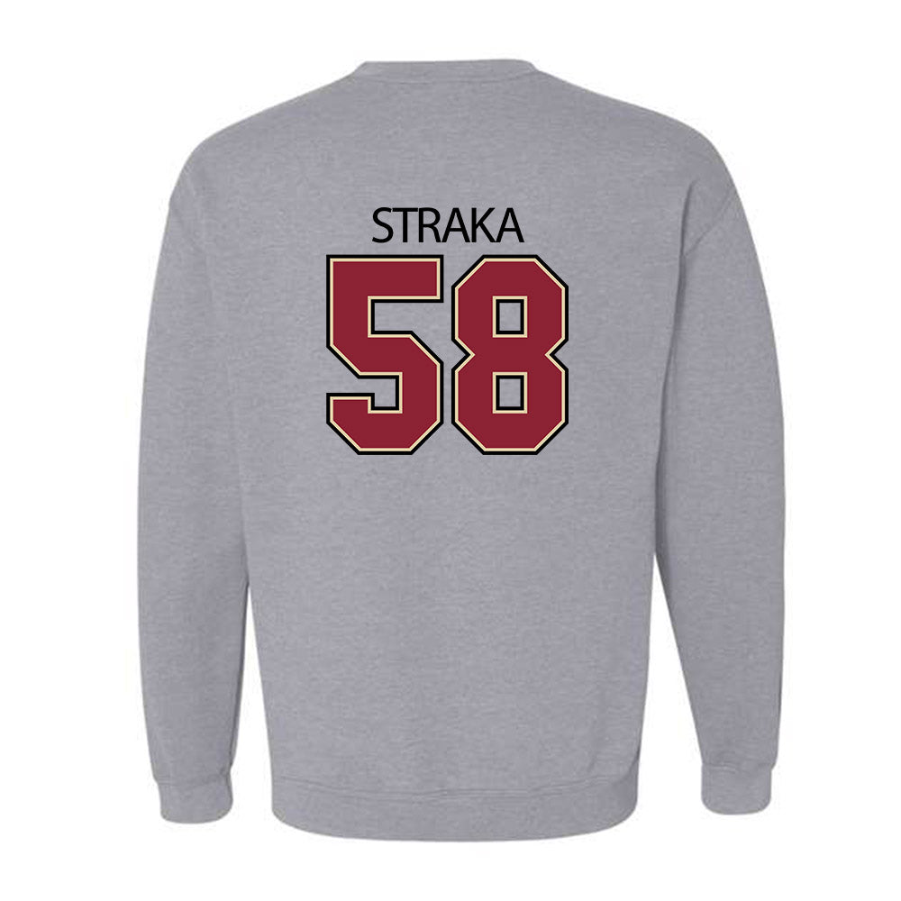 Boston College - NCAA Football : Will Straka - Classic Shersey Crewneck Sweatshirt-1