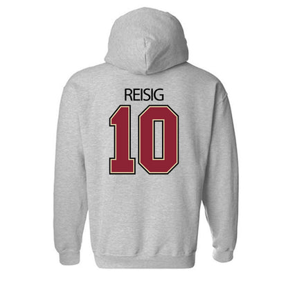 Boston College - NCAA Football : Shaker Reisig - Classic Shersey Hooded Sweatshirt-3