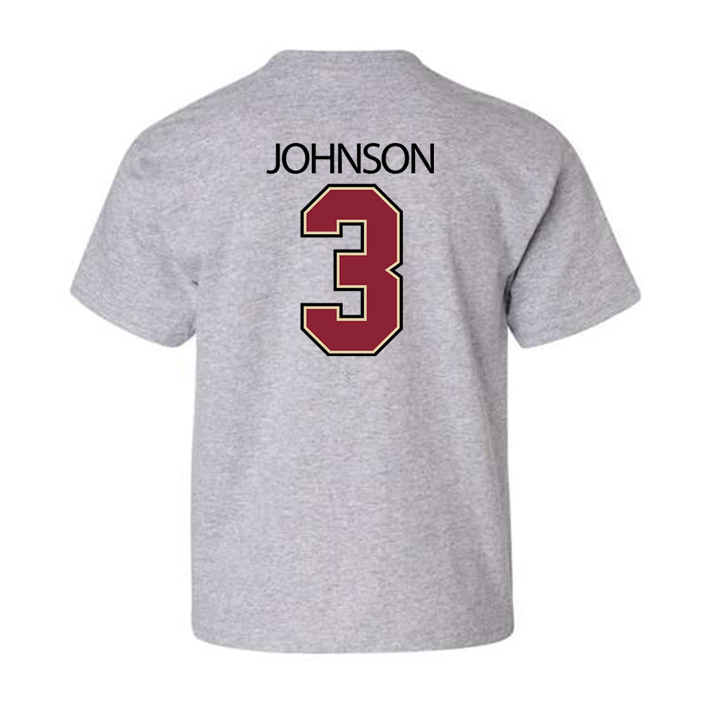 Boston College - NCAA Football : Khari Johnson - Classic Shersey Youth T-Shirt