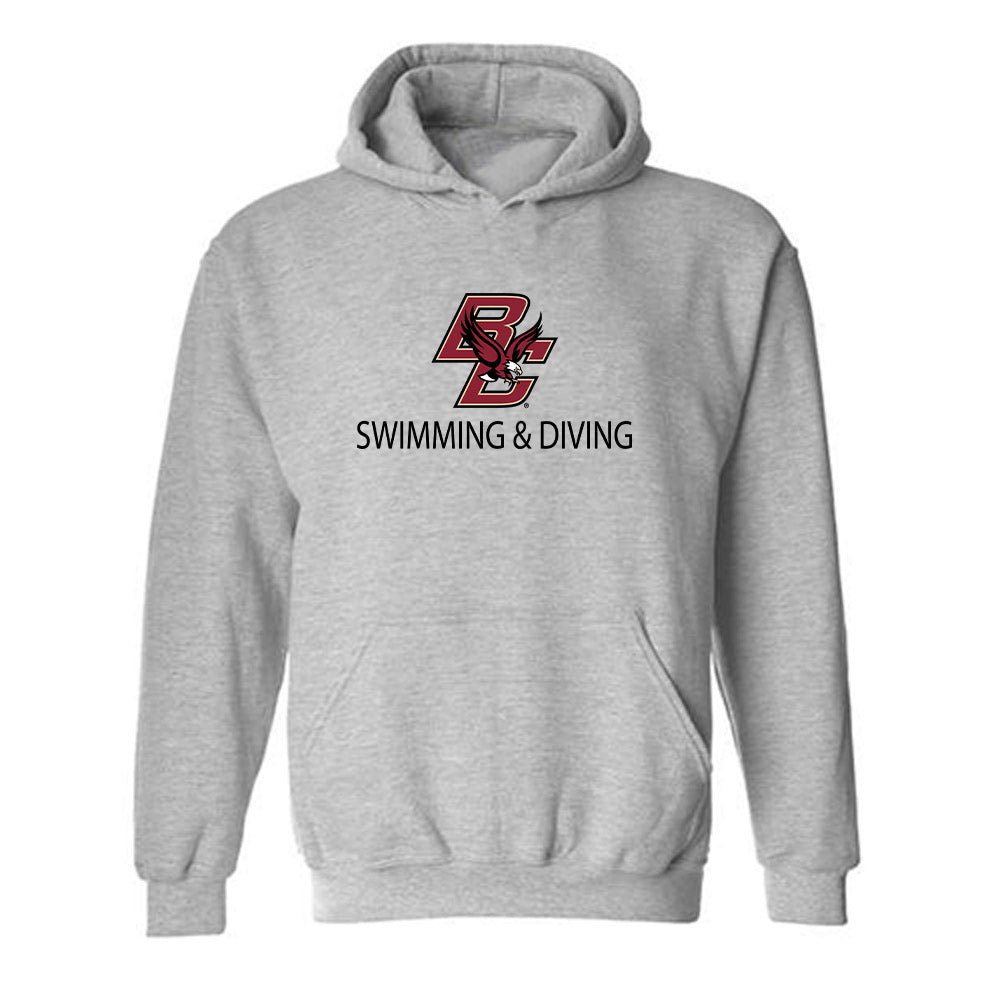 Boston College - NCAA Men's Swimming & Diving : Max Conway - Classic Shersey Hooded Sweatshirt