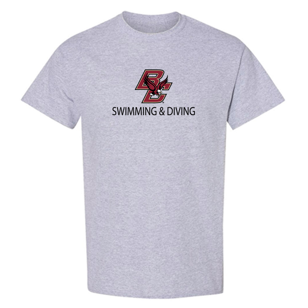 Boston College - NCAA Men's Swimming & Diving : Evan Tack - Classic Shersey T-Shirt-0