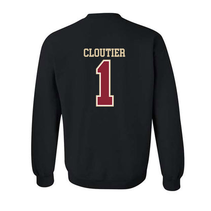 Boston College - NCAA Men's Ice Hockey : Louka Cloutier - Classic Shersey Crewneck Sweatshirt-1