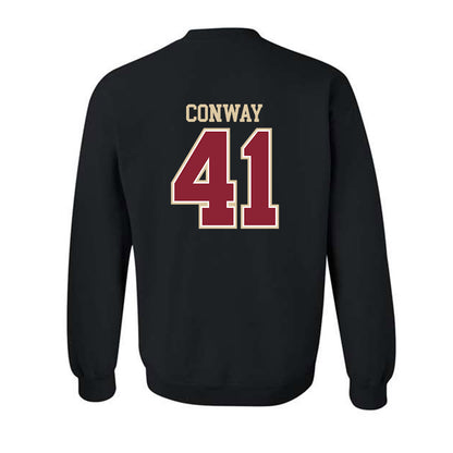 Boston College - NCAA Football : Liam Conway - Classic Shersey Crewneck Sweatshirt