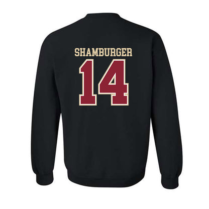 Boston College - NCAA Men's Ice Hockey : Gentry Shamburger - Classic Shersey Crewneck Sweatshirt-1