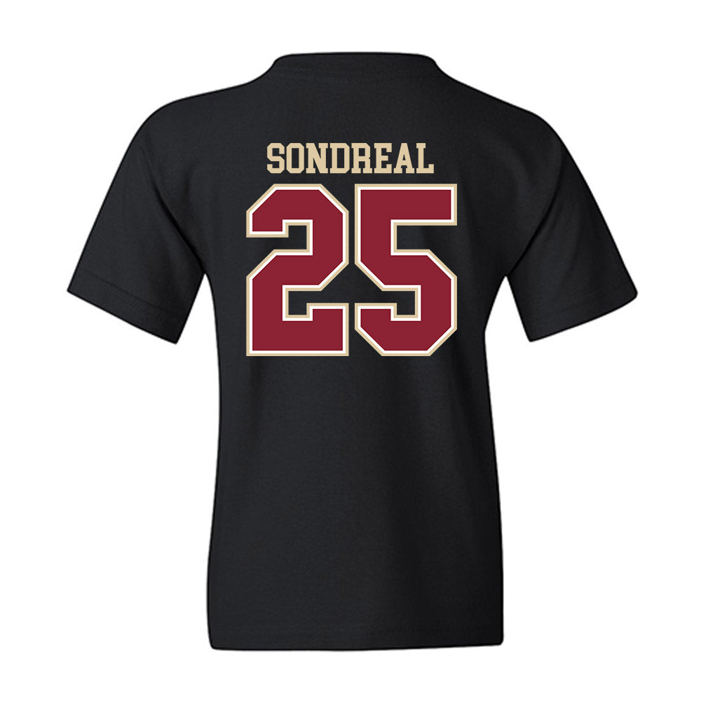 Boston College - NCAA Men's Ice Hockey : Jake Sondreal - Classic Shersey Youth T-Shirt-1