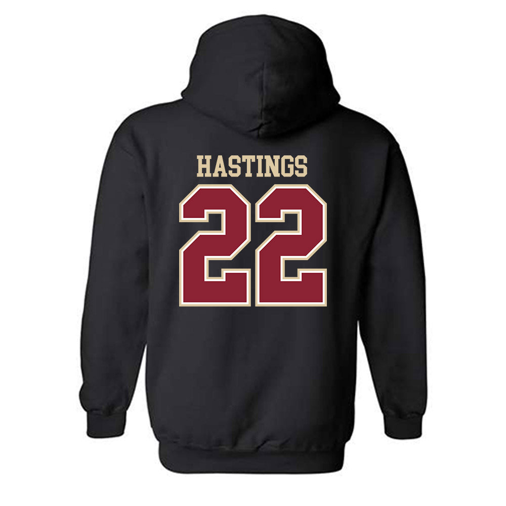 Boston College - NCAA Men's Basketball : Jayden Hastings - Classic Shersey Hooded Sweatshirt-1