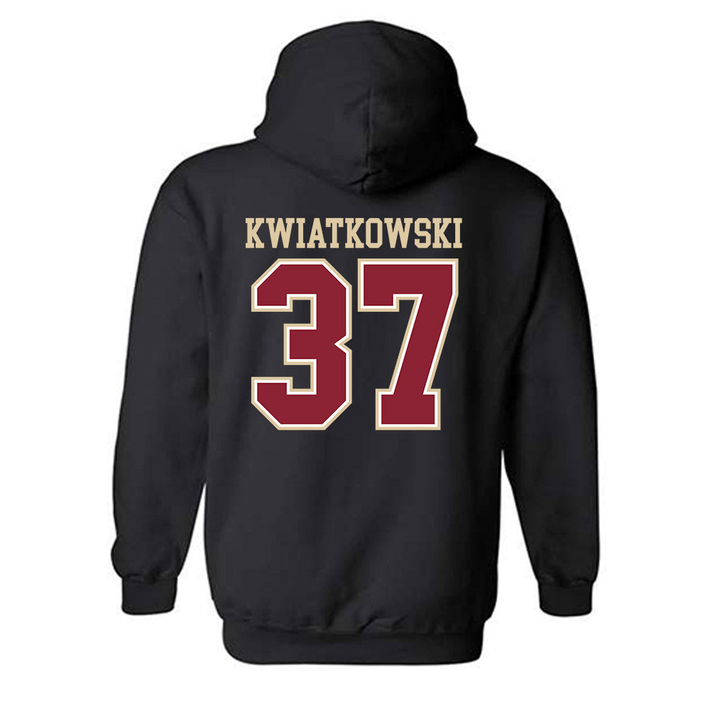 Boston College - NCAA Baseball : John Kwiatkowski - Classic Shersey Hooded Sweatshirt