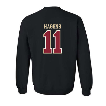 Boston College - NCAA Men's Ice Hockey : Michael Hagens - Classic Shersey Crewneck Sweatshirt-1