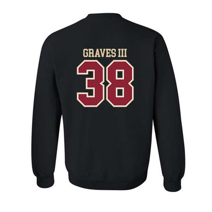 Boston College - NCAA Football : Will Graves III - Classic Shersey Crewneck Sweatshirt-1