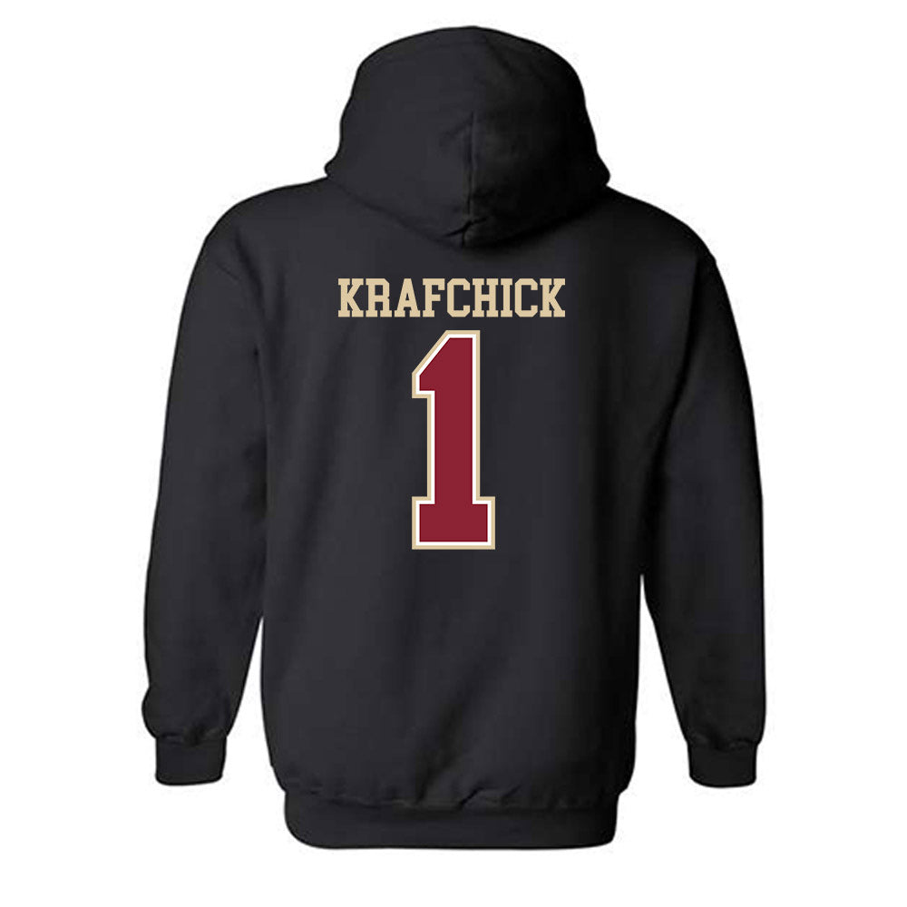 Boston College - NCAA Women's Lacrosse : Jordyn Krafchick - Classic Shersey Hooded Sweatshirt-1