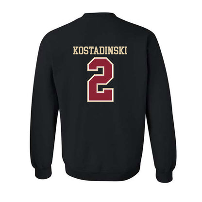 Boston College - NCAA Men's Ice Hockey : Kristian Kostadinski - Classic Shersey Crewneck Sweatshirt-1