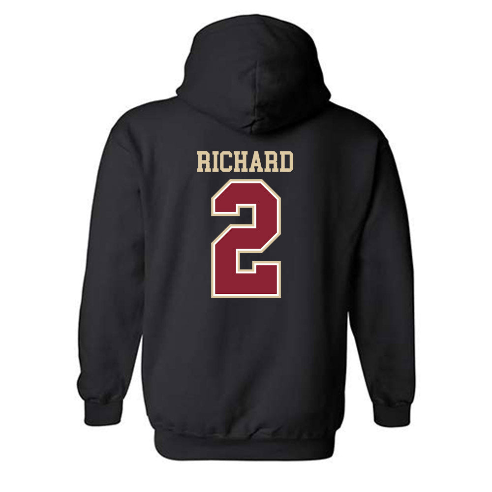 Boston College - NCAA Football : Turbo Richard - Classic Shersey Hooded Sweatshirt-1