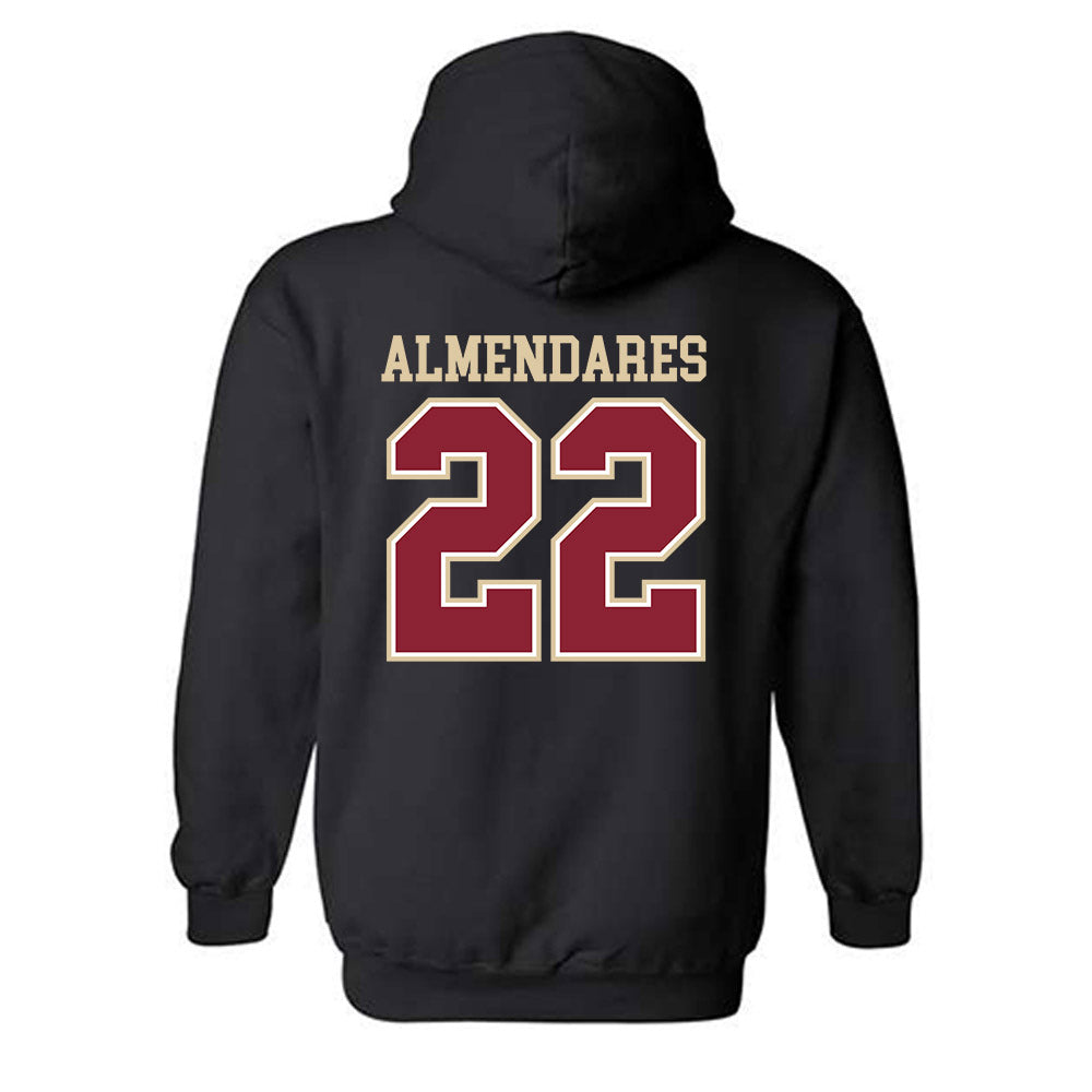 Boston College - NCAA Men's Soccer : Erick Almendares - Classic Shersey Hooded Sweatshirt-1
