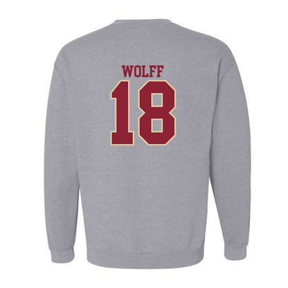 Boston College - NCAA Baseball : Kyle Wolff - Classic Shersey Crewneck Sweatshirt