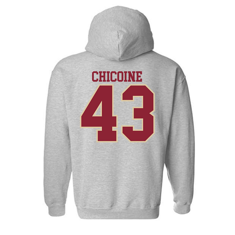 Boston College - NCAA Baseball : Bobby Chicoine - Classic Shersey Hooded Sweatshirt