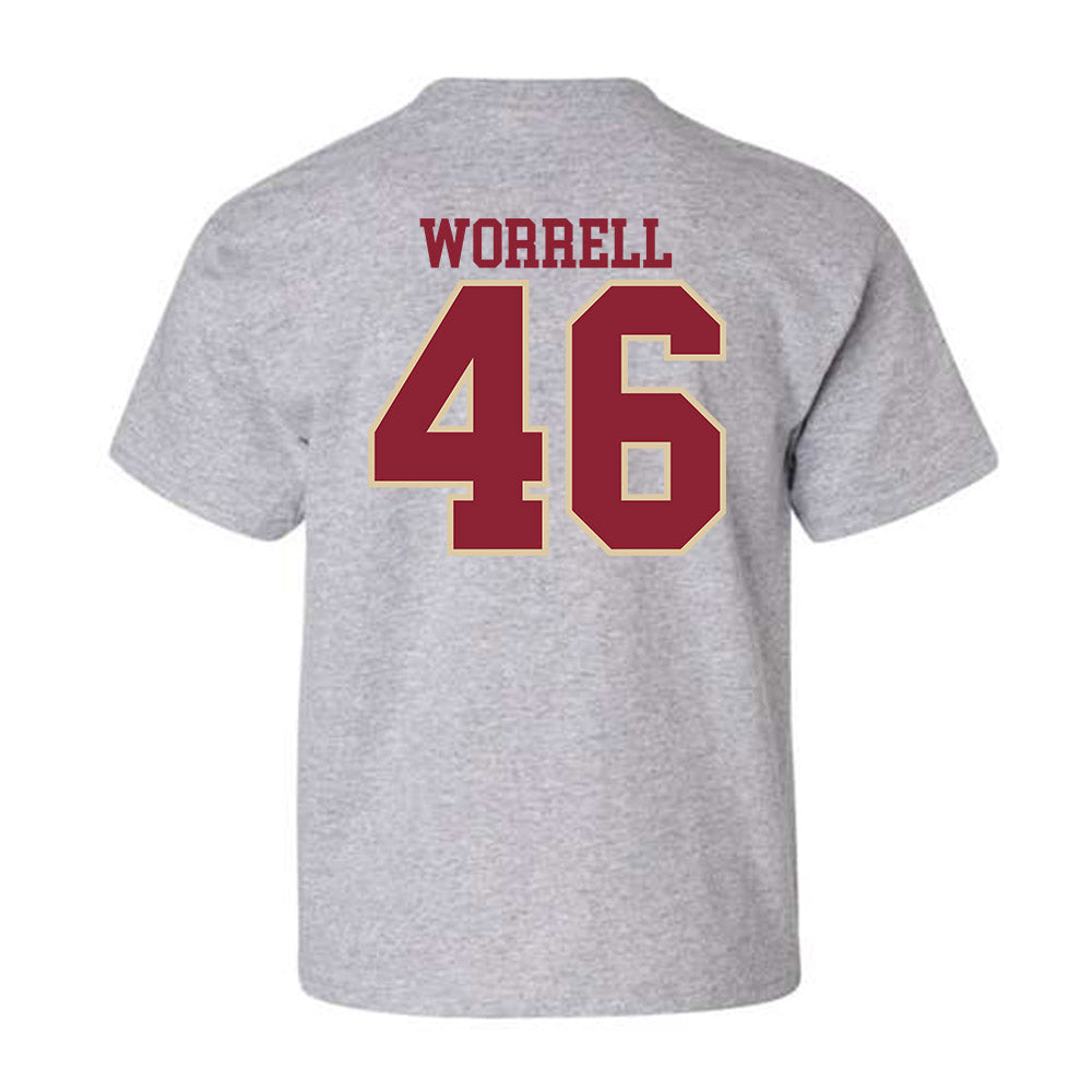 Boston College - NCAA Football : Bryant Worrell - Classic Shersey Youth T-Shirt