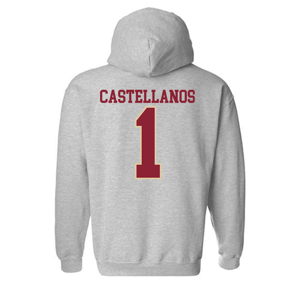 Boston College - NCAA Football : Thomas Castellanos - Classic Shersey Hooded Sweatshirt