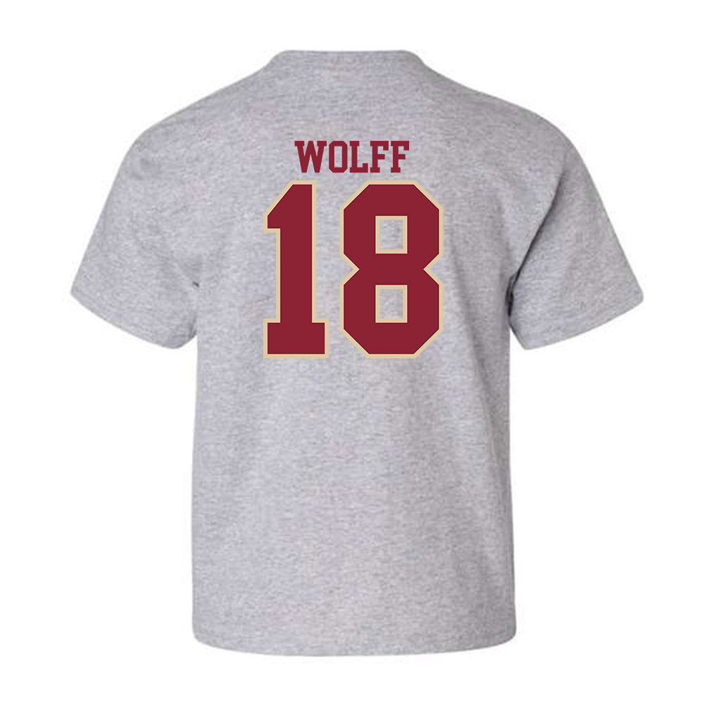 Boston College - NCAA Baseball : Kyle Wolff - Classic Shersey Youth T-Shirt