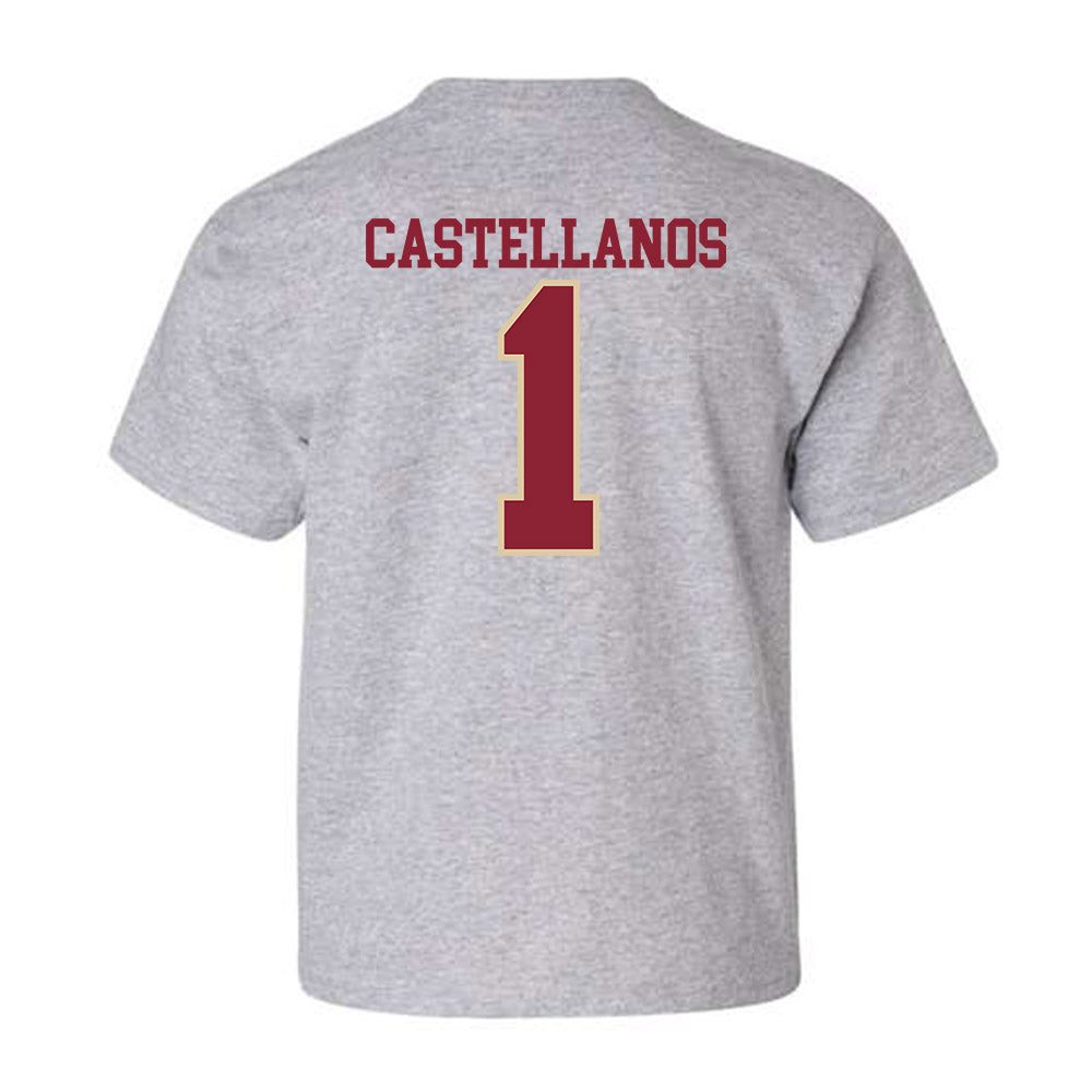 Boston College - NCAA Football : Thomas Castellanos - Classic Shersey Youth T-Shirt