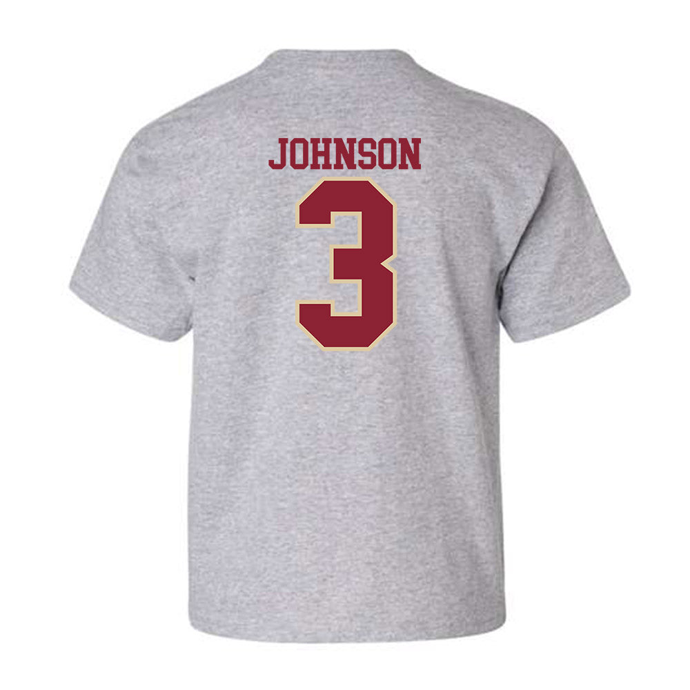 Boston College - NCAA Football : Nate Johnson - Classic Shersey Youth T-Shirt