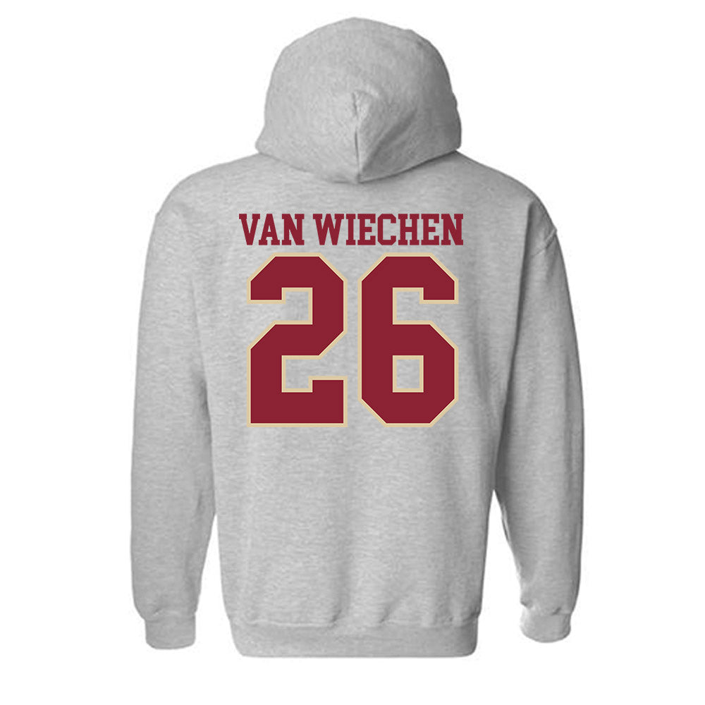 Boston College - NCAA Women's Field Hockey : Carine Van Wiechen - Classic Shersey Hooded Sweatshirt