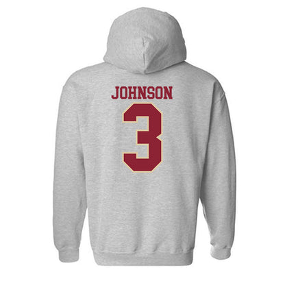 Boston College - NCAA Football : Khari Johnson - Classic Shersey Hooded Sweatshirt