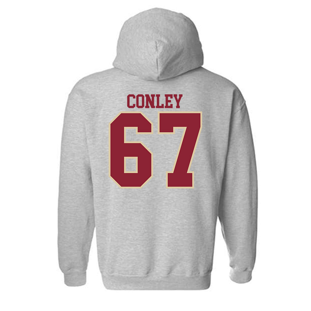 Boston College - NCAA Football : Jack Conley - Classic Shersey Hooded Sweatshirt