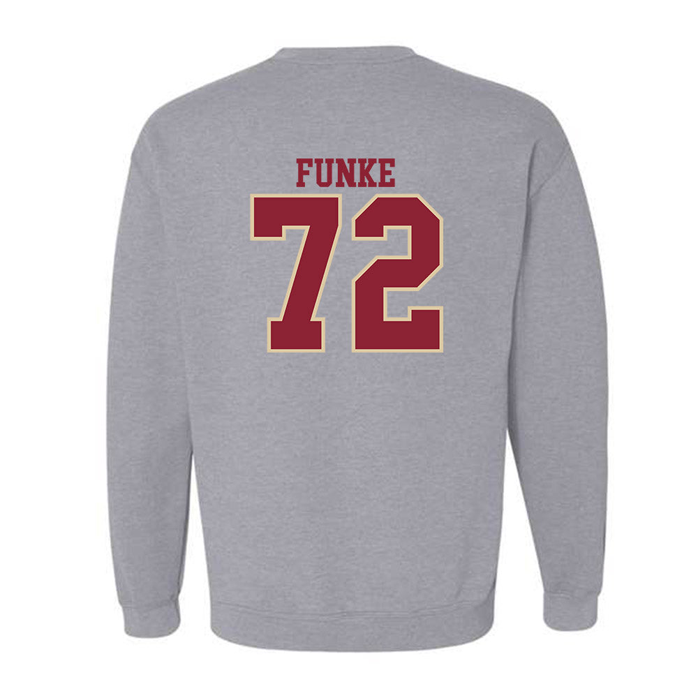 Boston College - NCAA Football : Jack Funke - Classic Shersey Crewneck Sweatshirt