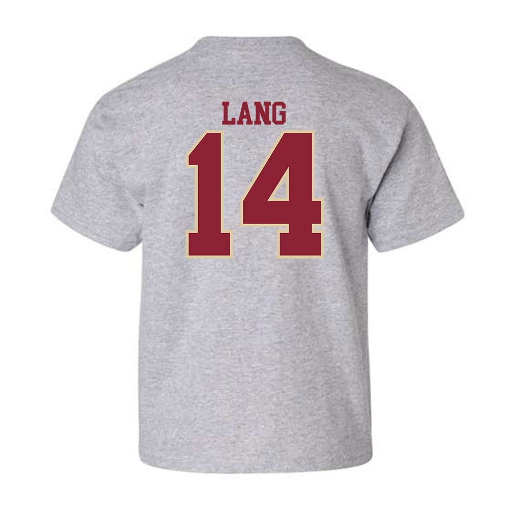 Boston College - NCAA Skiing : Charlie Lang - Classic Shersey Youth T-Shirt