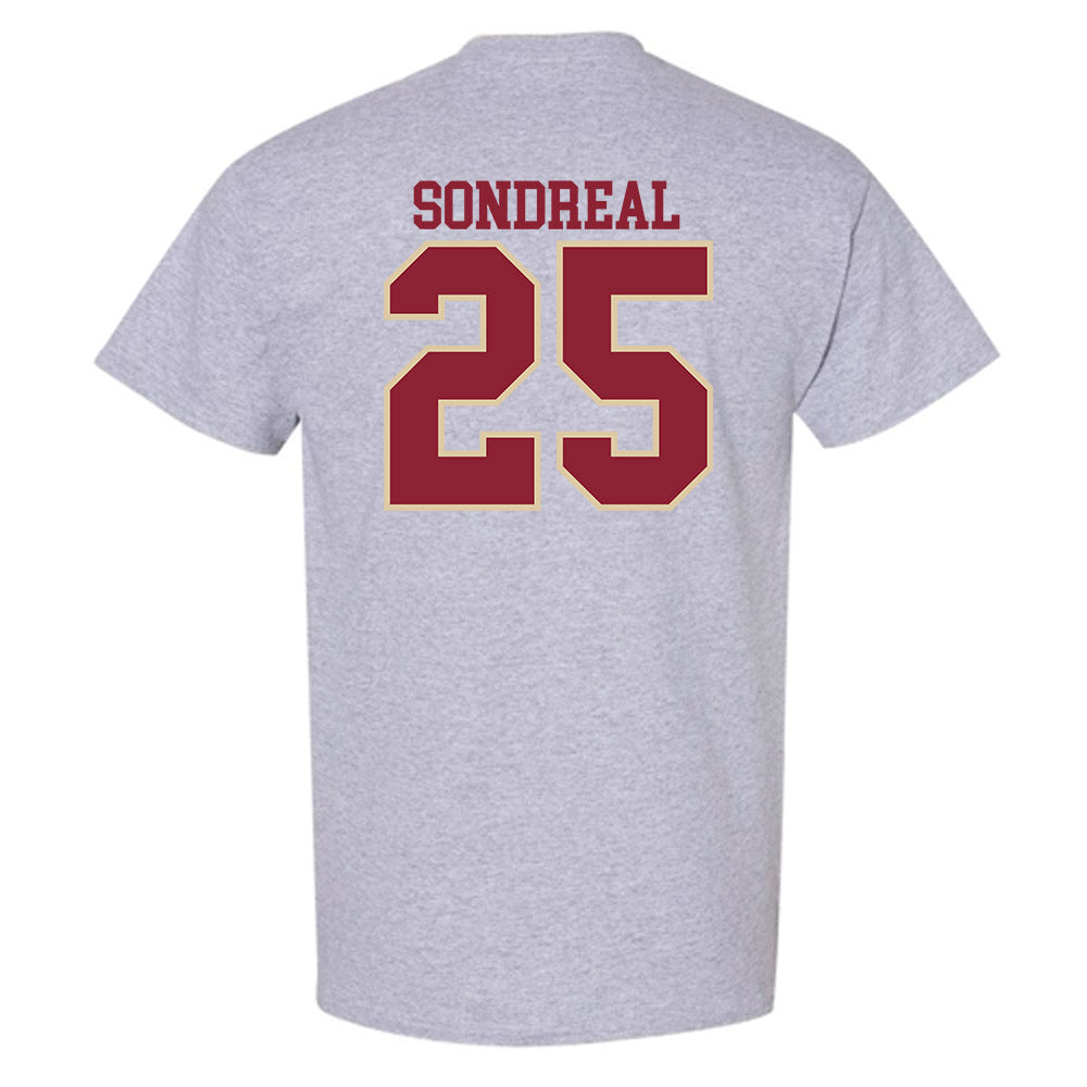 Boston College - NCAA Men's Ice Hockey : Jake Sondreal - Classic Shersey T-Shirt-2