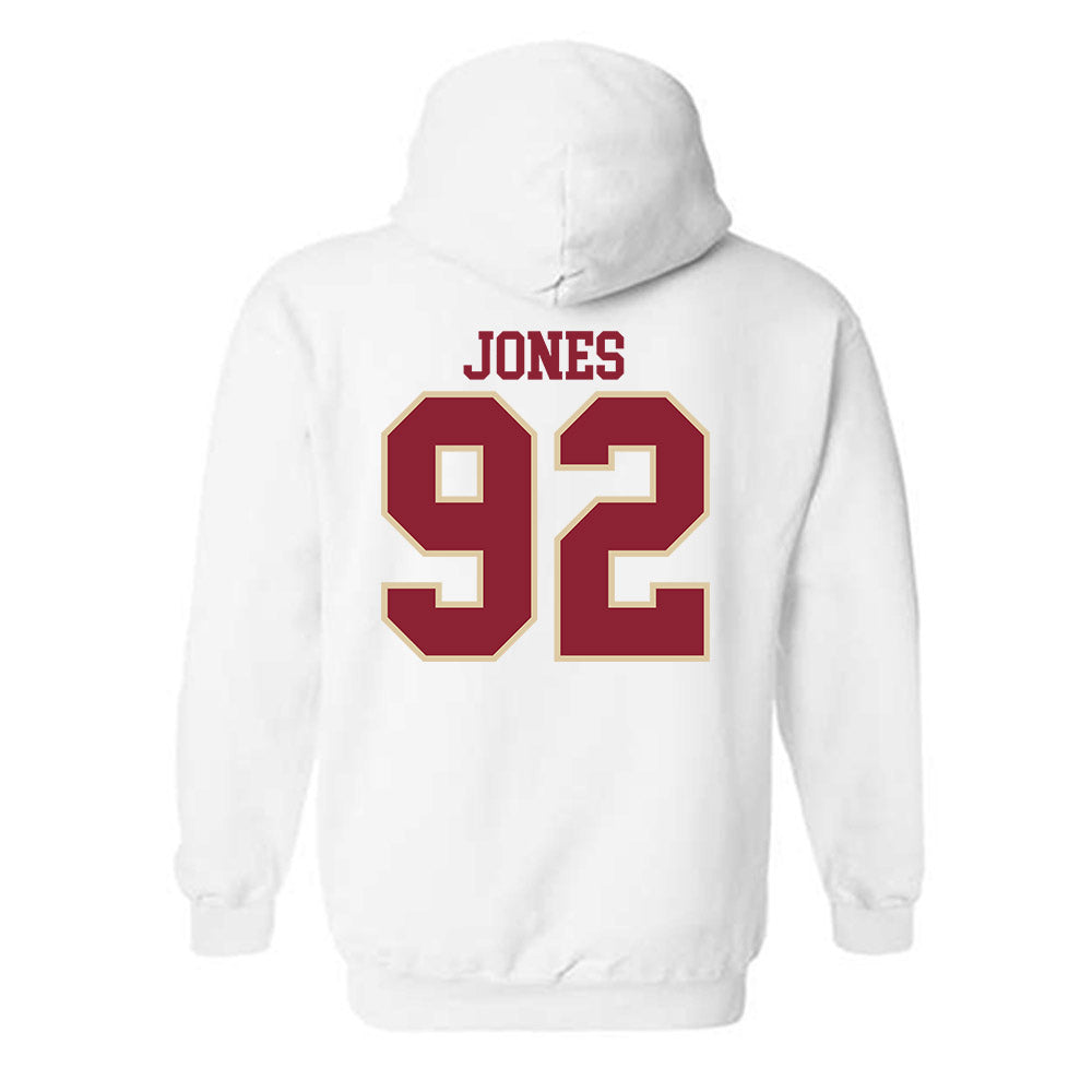 Boston College - NCAA Football : Caleb Jones - Classic Shersey Hooded Sweatshirt