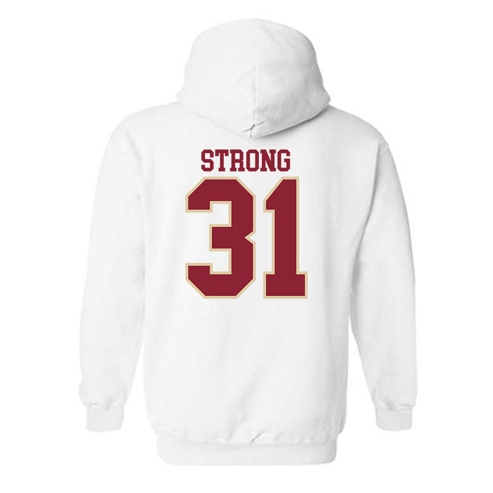 Boston College - NCAA Men's Basketball : Elijah Strong - Classic Shersey Hooded Sweatshirt