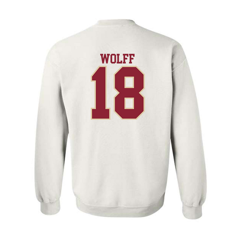 Boston College - NCAA Baseball : Kyle Wolff - Classic Shersey Crewneck Sweatshirt