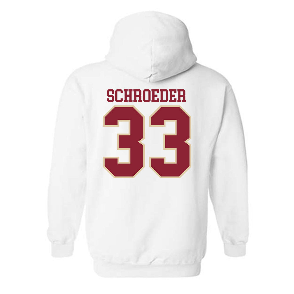 Boston College - NCAA Baseball : Eric Schroeder - Classic Shersey Hooded Sweatshirt