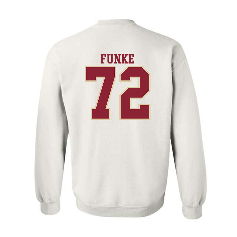 Boston College - NCAA Football : Jack Funke - Classic Shersey Crewneck Sweatshirt