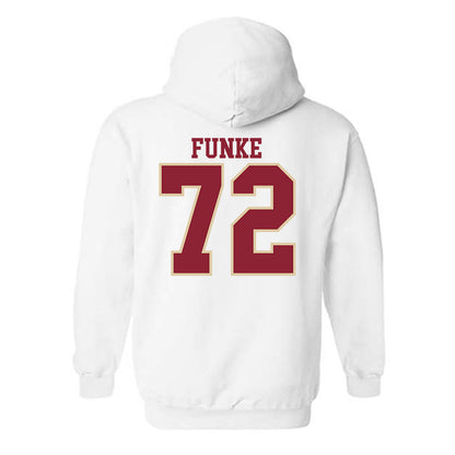 Boston College - NCAA Football : Jack Funke - Classic Shersey Hooded Sweatshirt